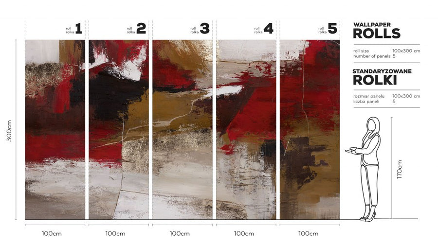 Lava – Tapeta w rolkach