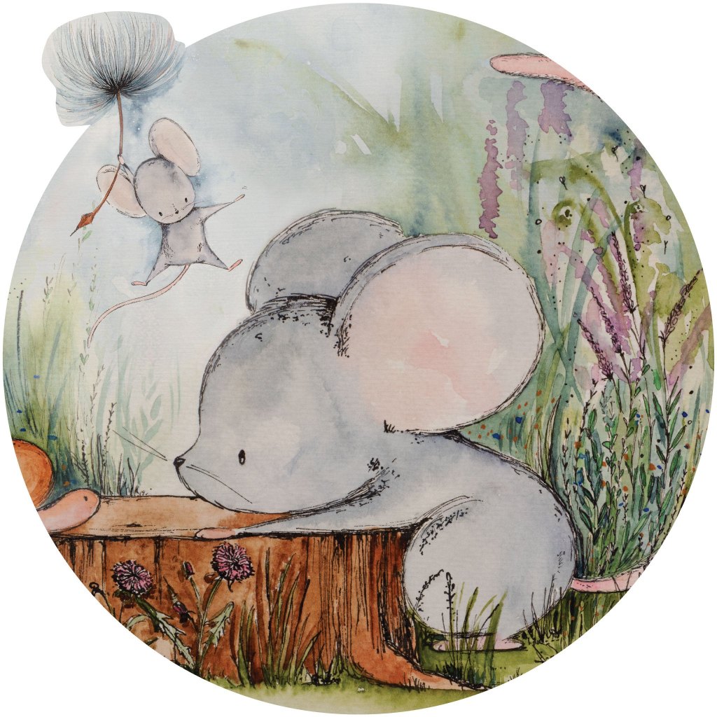 Mice Adventure – Tapeta Koło Standard