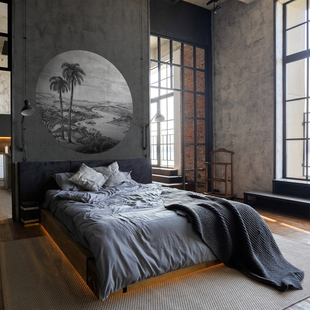 Palm – Tapeta Koło Standard