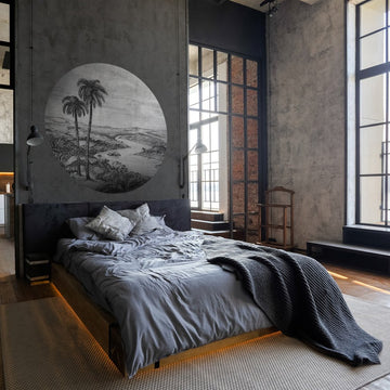 Palm – Tapeta Koło Standard