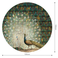 Peacock – Tapeta Koło Standard