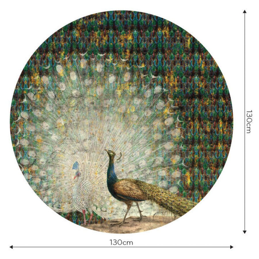 Peacock – Tapeta Koło Standard