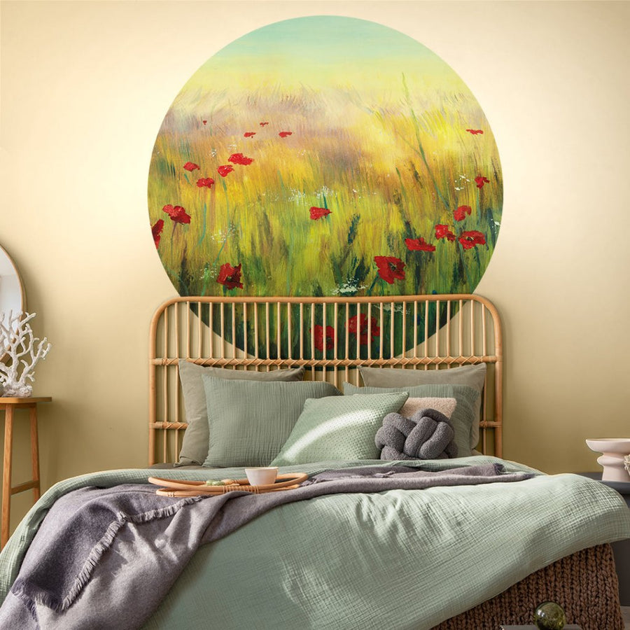 Poppy – Tapeta Koło Standard