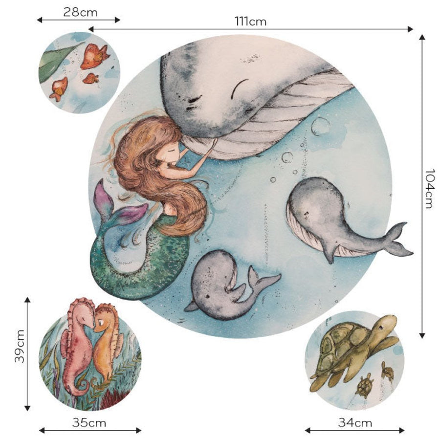 Sea Child – Tapeta Koło Standard