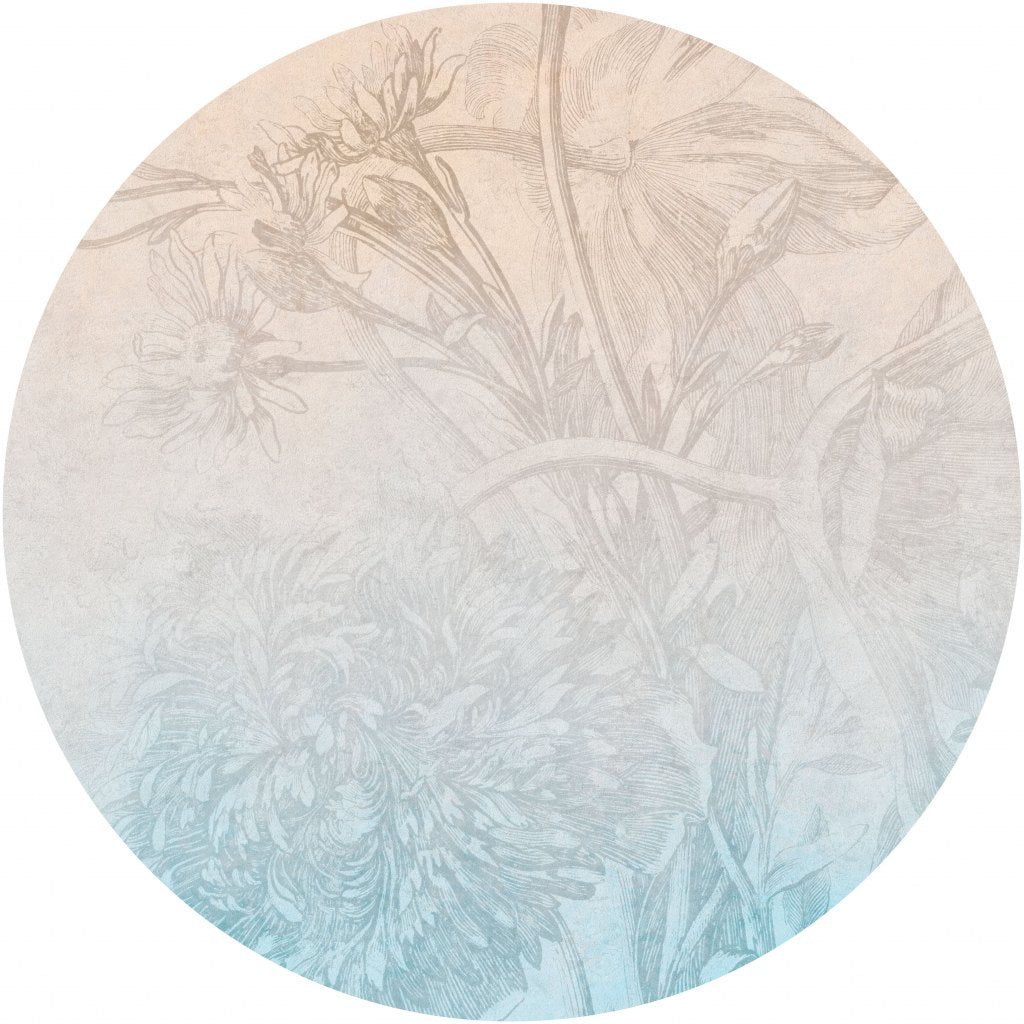 Sisal Ombre Flower – Tapeta Koło Standard